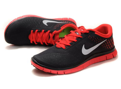 Nike Free Run 4.0 Mens Black And Red Outlet